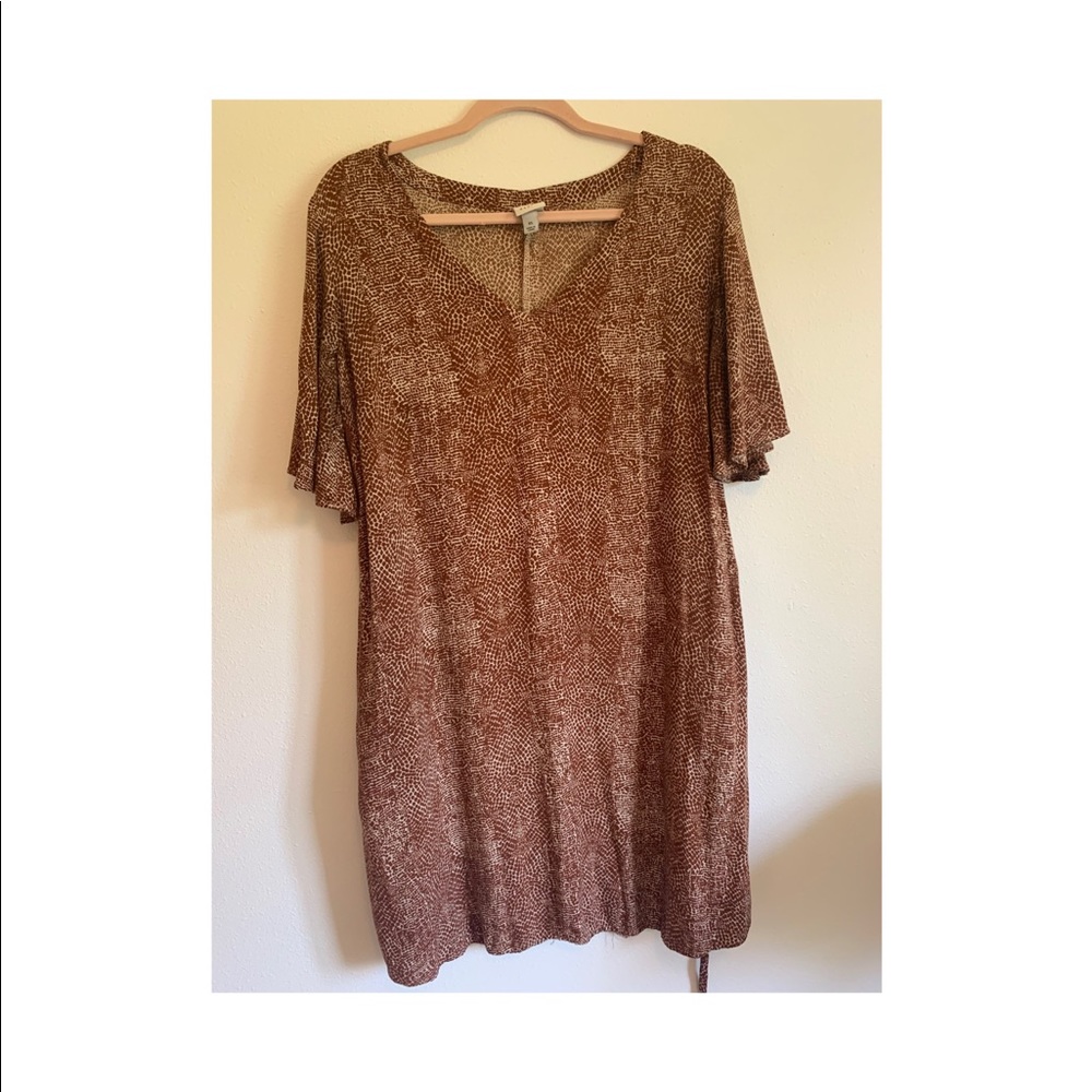 Giraffe print dress